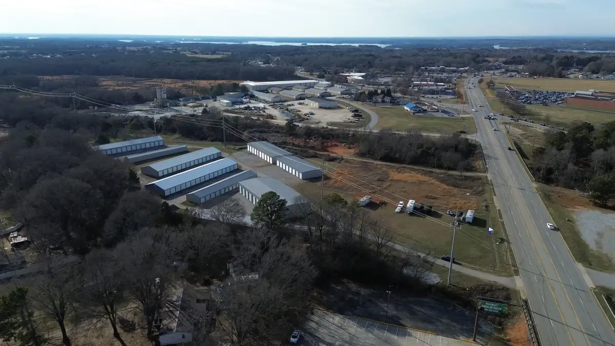 Aerial view of Iron Harbor